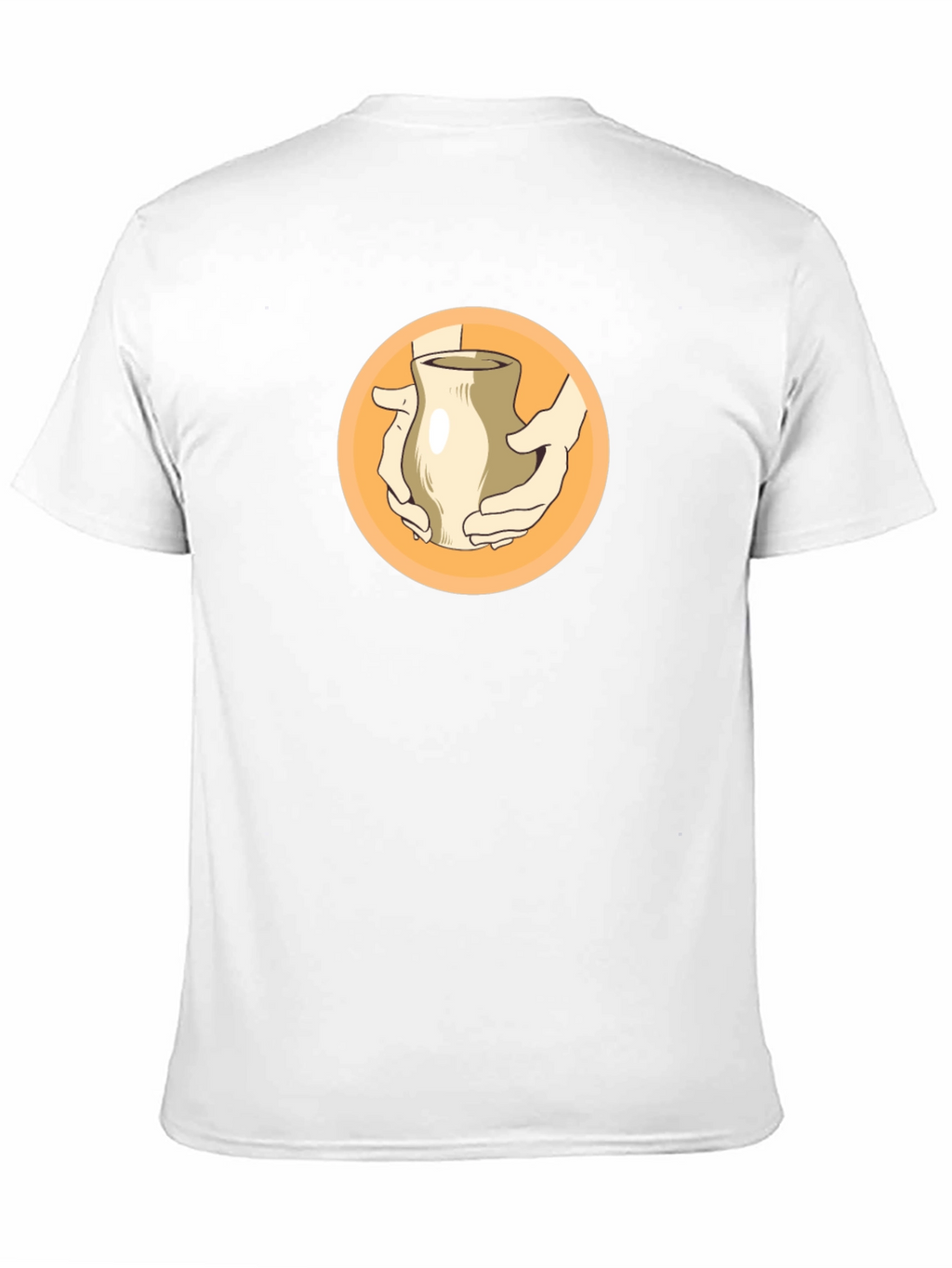 Pottery Hands Graphic Black T-Shirt