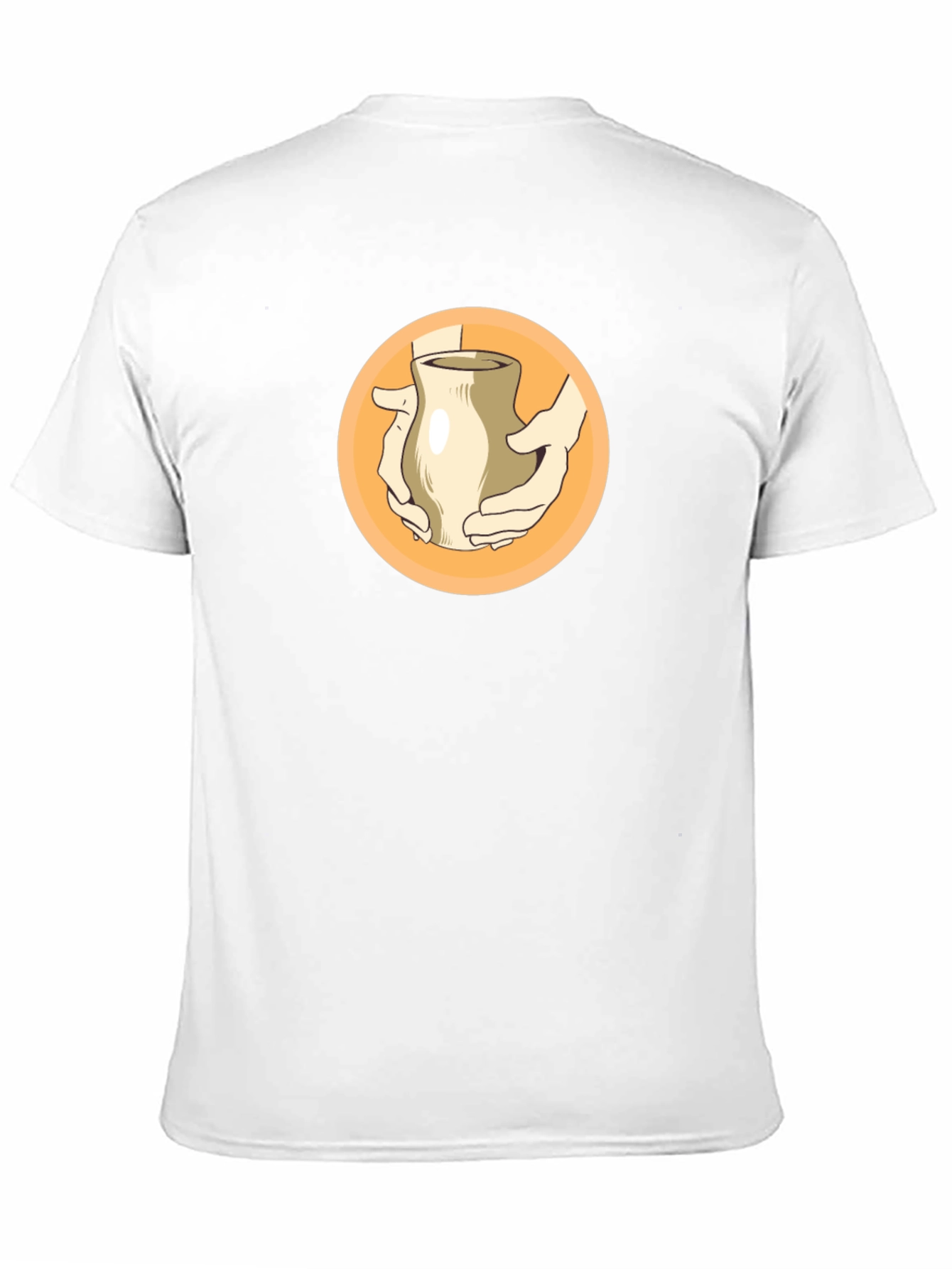 Pottery Hands Graphic Black T-Shirt