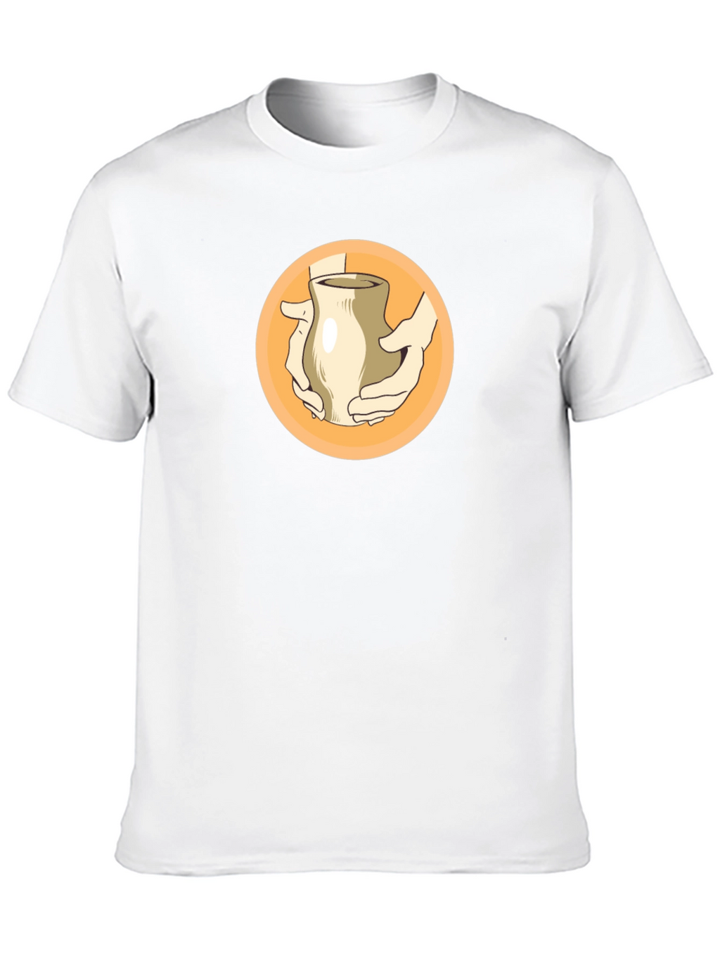 Pottery Hands Graphic Black T-Shirt