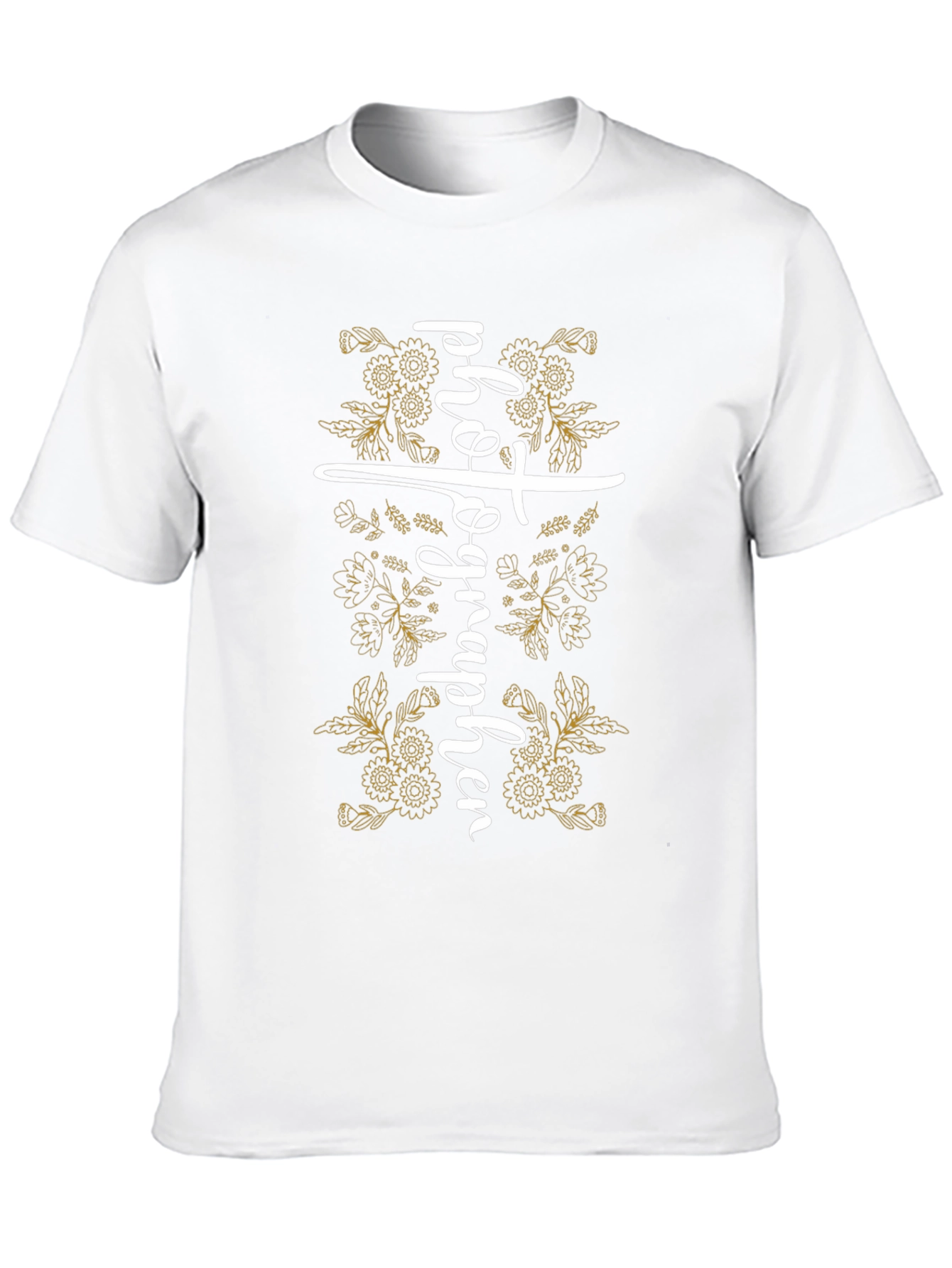 Photographer Floral Tee - Stylish Job Pride