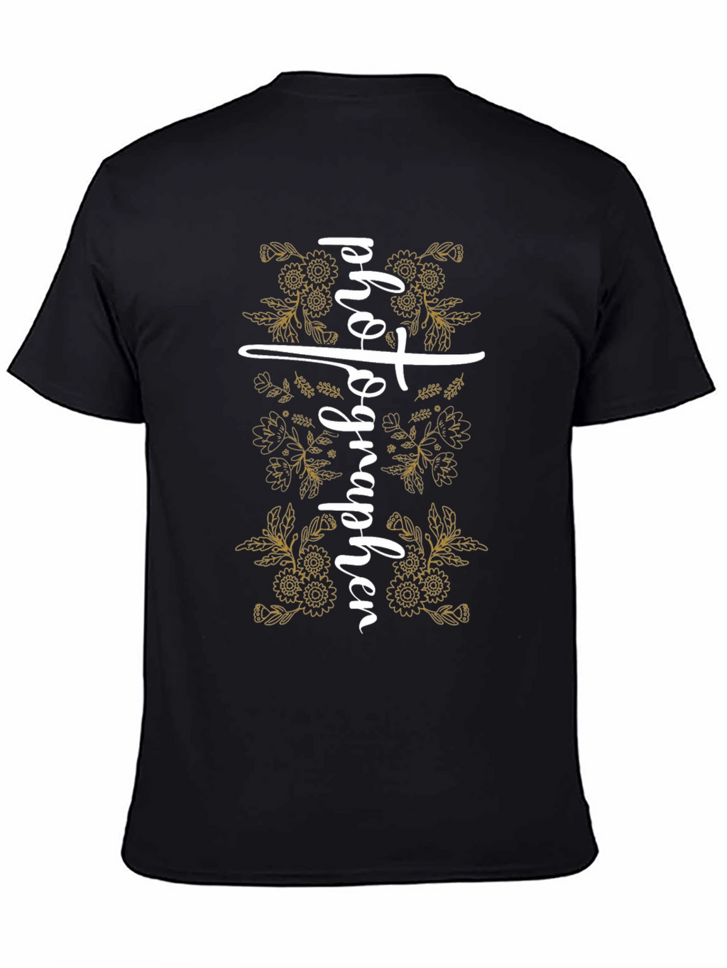 Photographer Floral Tee - Stylish Job Pride