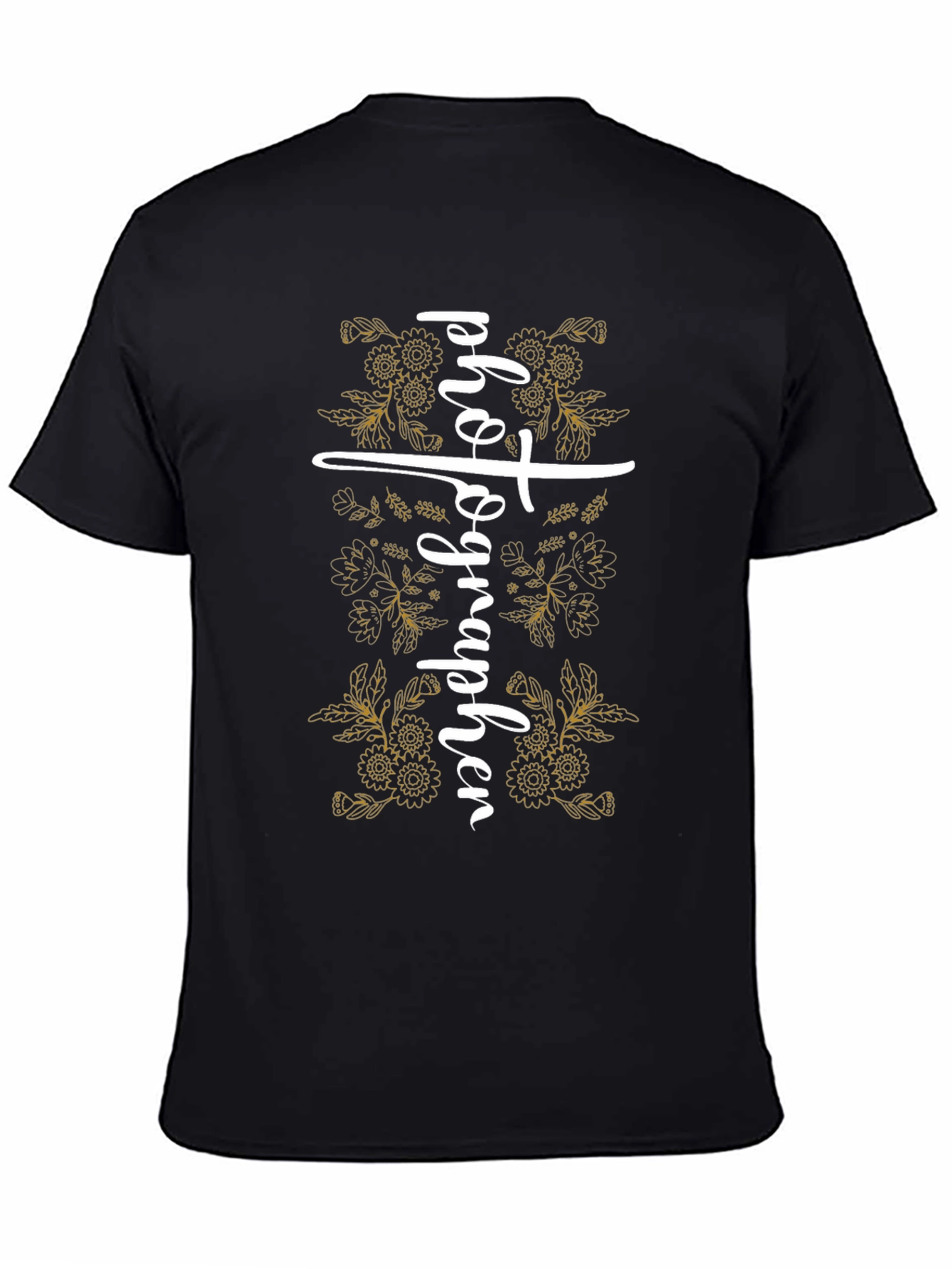Photographer Floral Tee - Stylish Job Pride