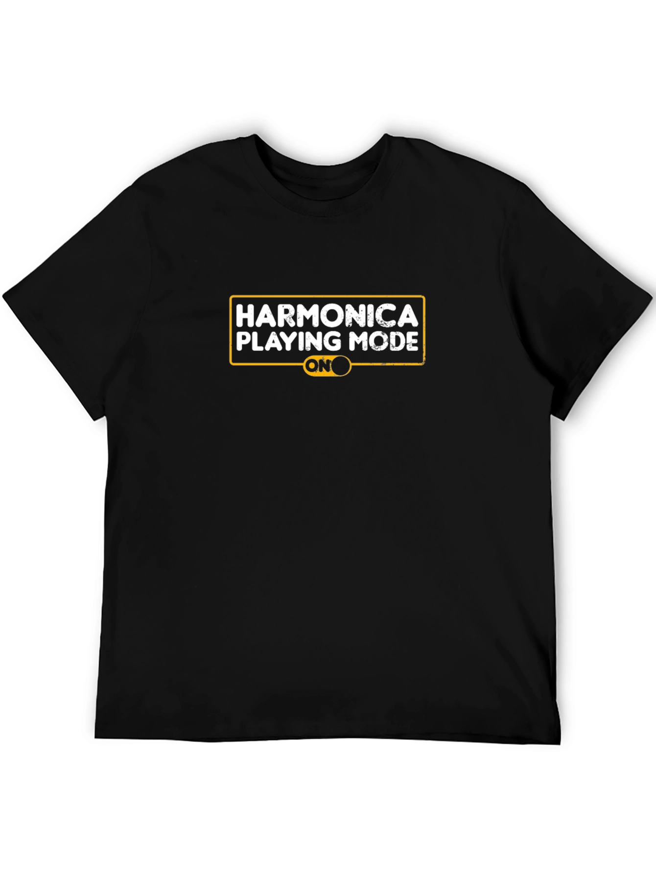 Harmonica Playing Mode ON T-Shirt