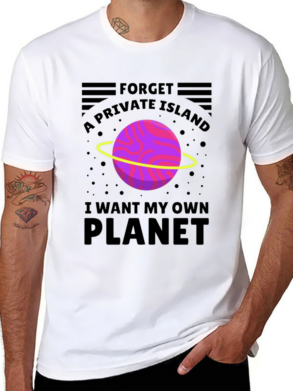 Own Planet T-Shirt: Private Island Alternative Graphic Tee