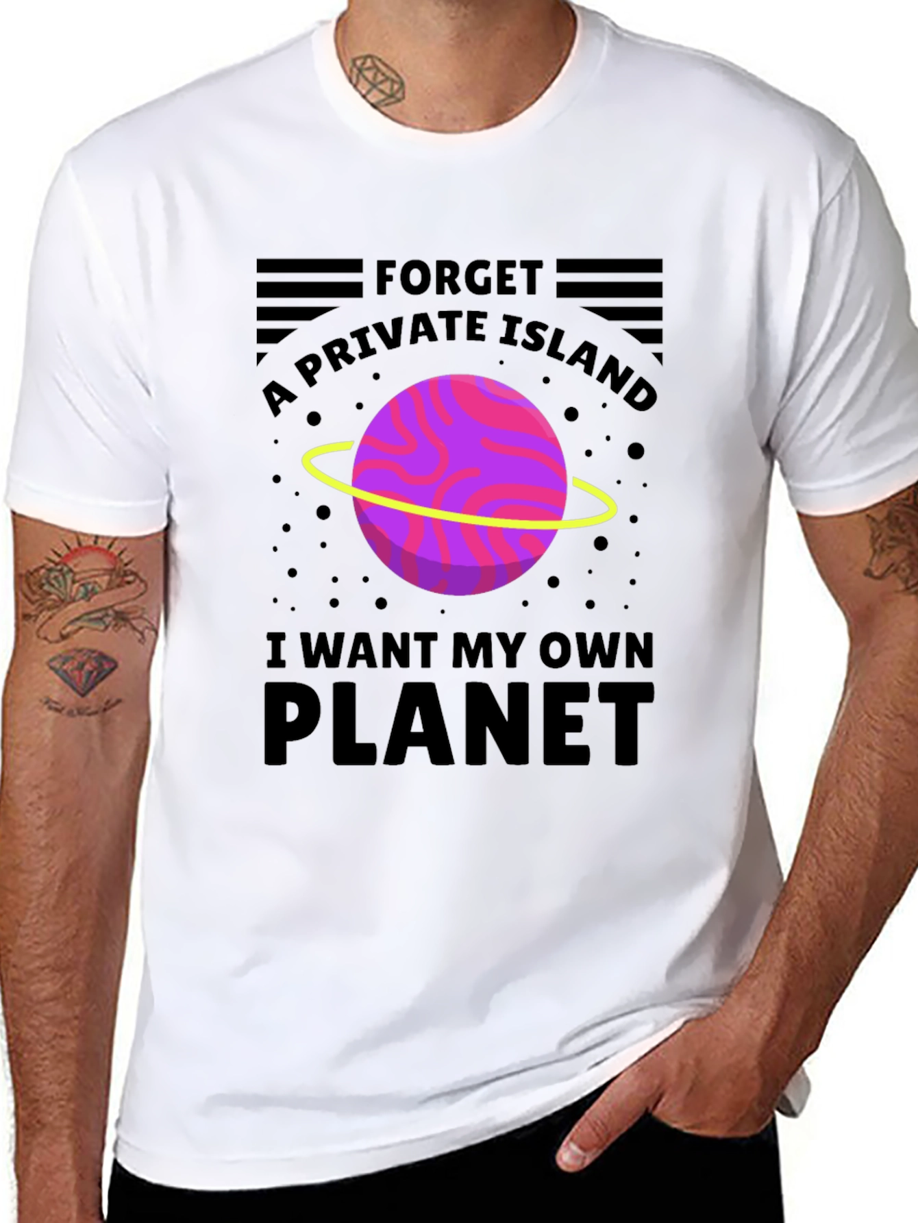 Own Planet T-Shirt: Private Island Alternative Graphic Tee