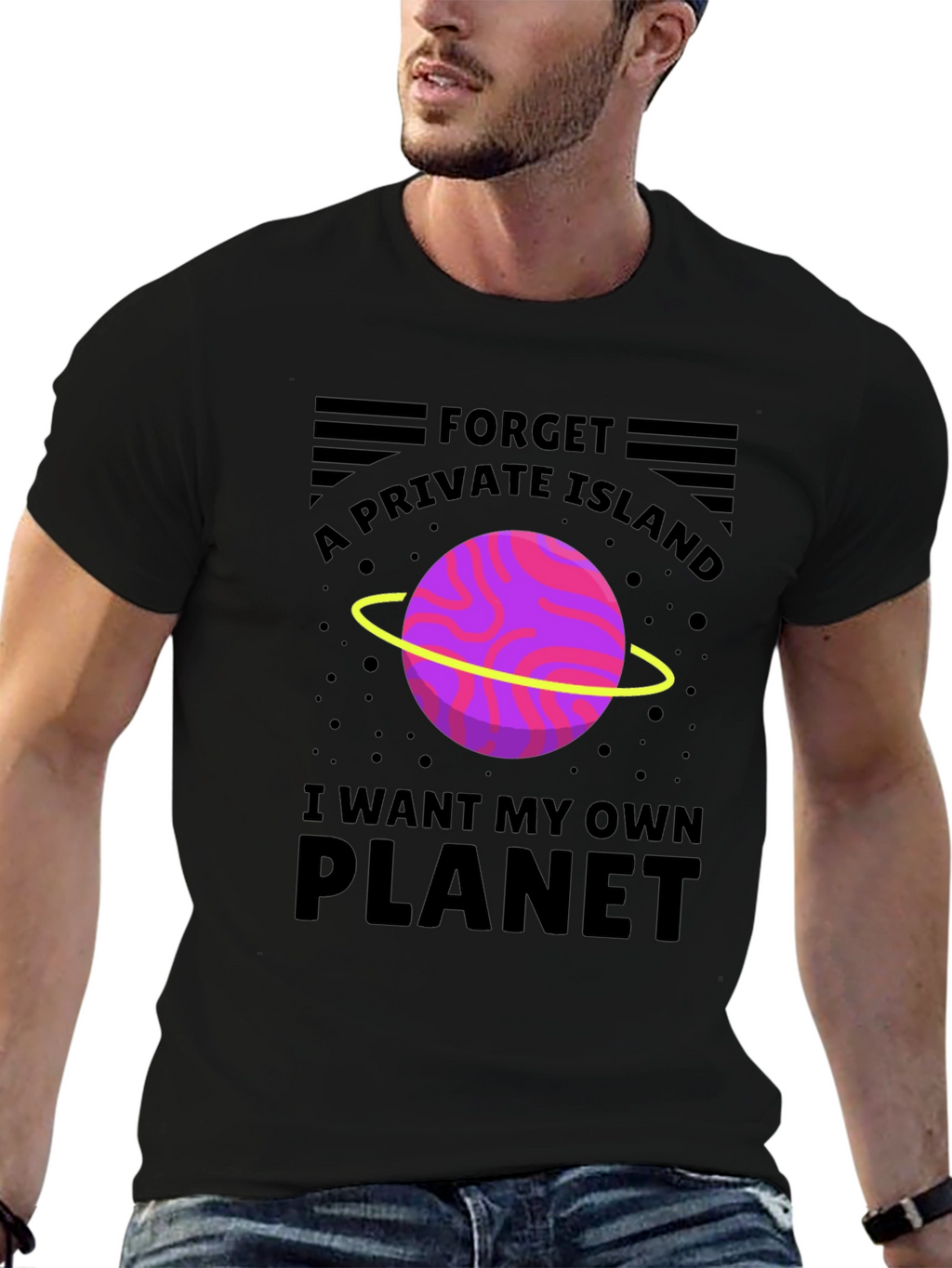 Own Planet T-Shirt: Private Island Alternative Graphic Tee