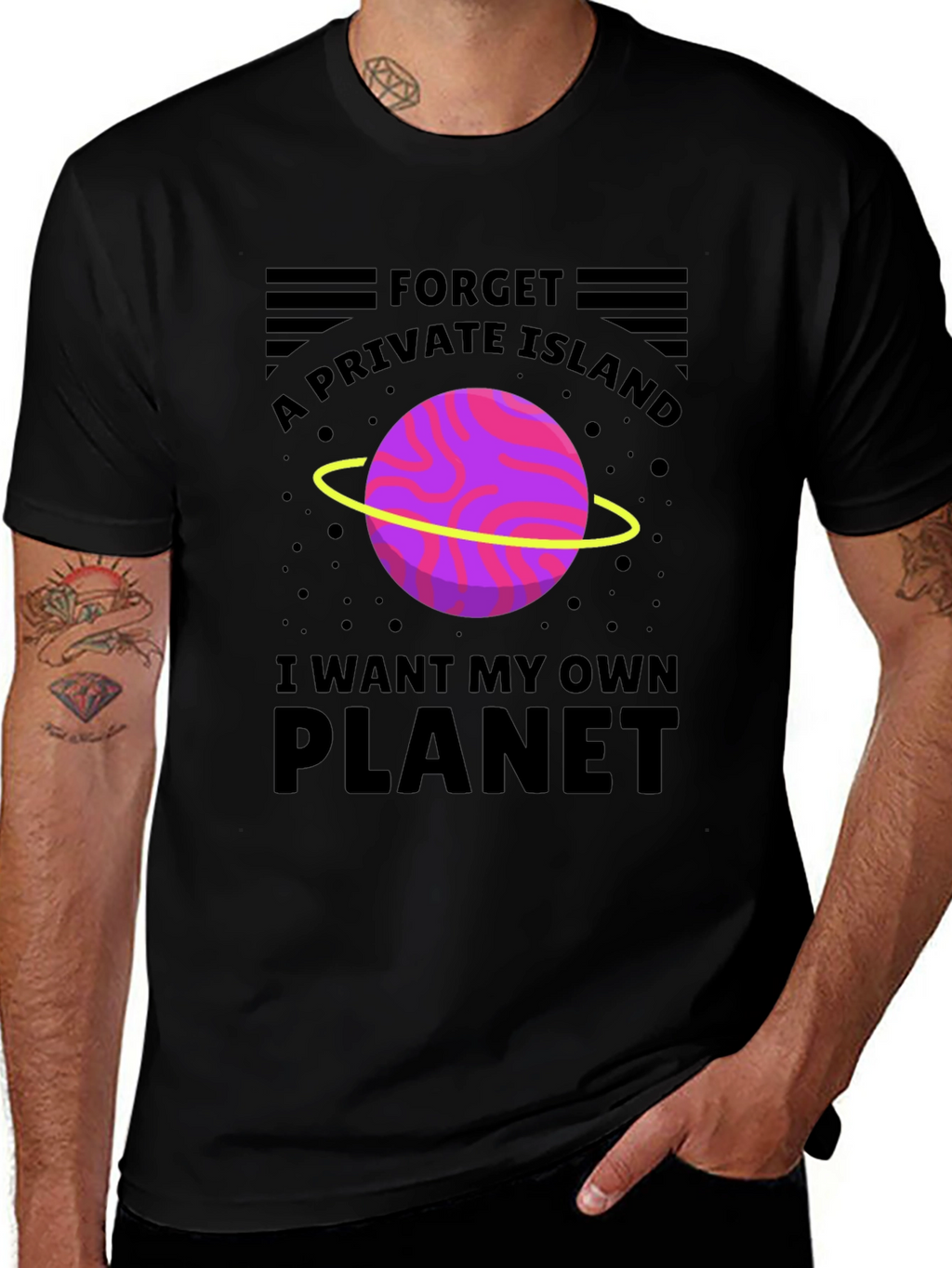 Own Planet T-Shirt: Private Island Alternative Graphic Tee