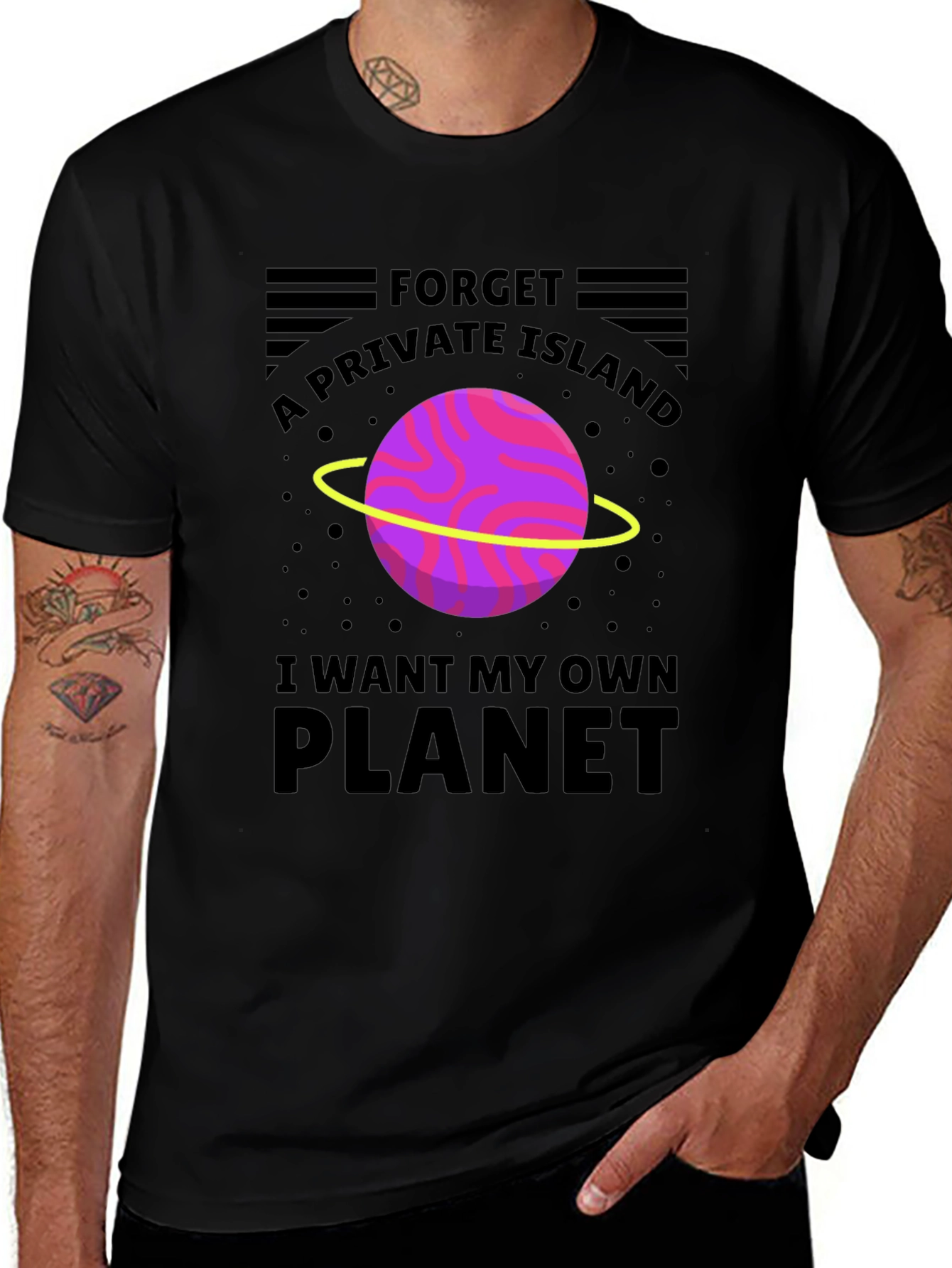 Own Planet T-Shirt: Private Island Alternative Graphic Tee