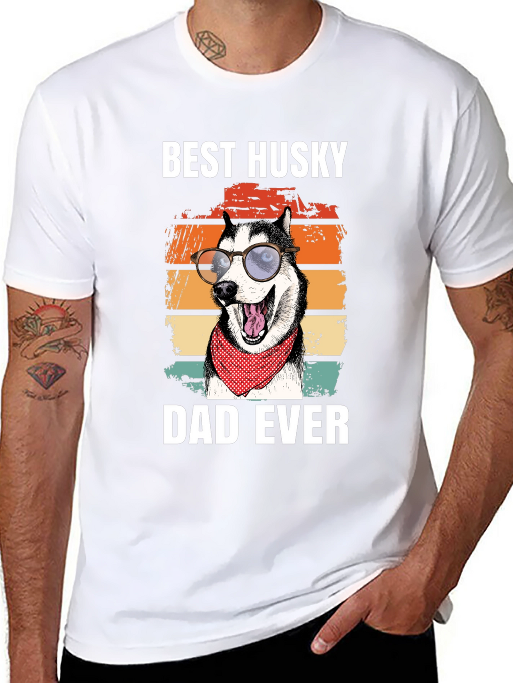 Best Husky Dad Ever T-Shirt