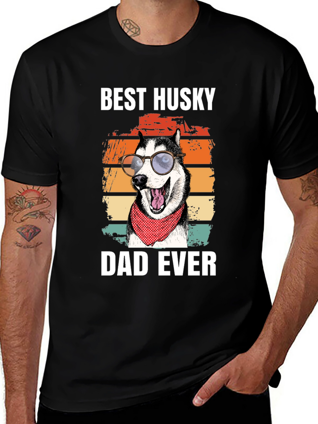 Best Husky Dad Ever T-Shirt