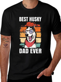 Best Husky Dad Ever T-Shirt