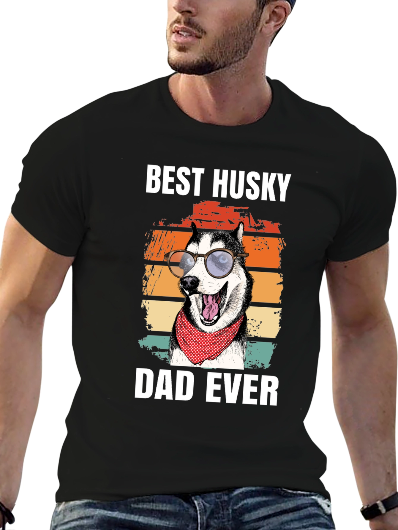 Best Husky Dad Ever T-Shirt