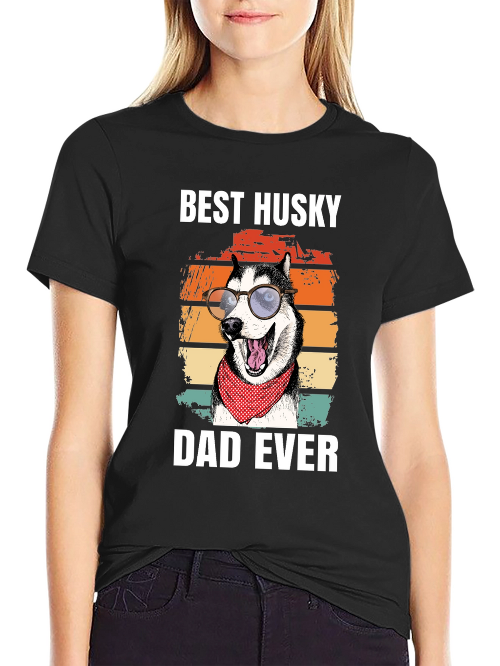 Best Husky Dad Ever T-Shirt