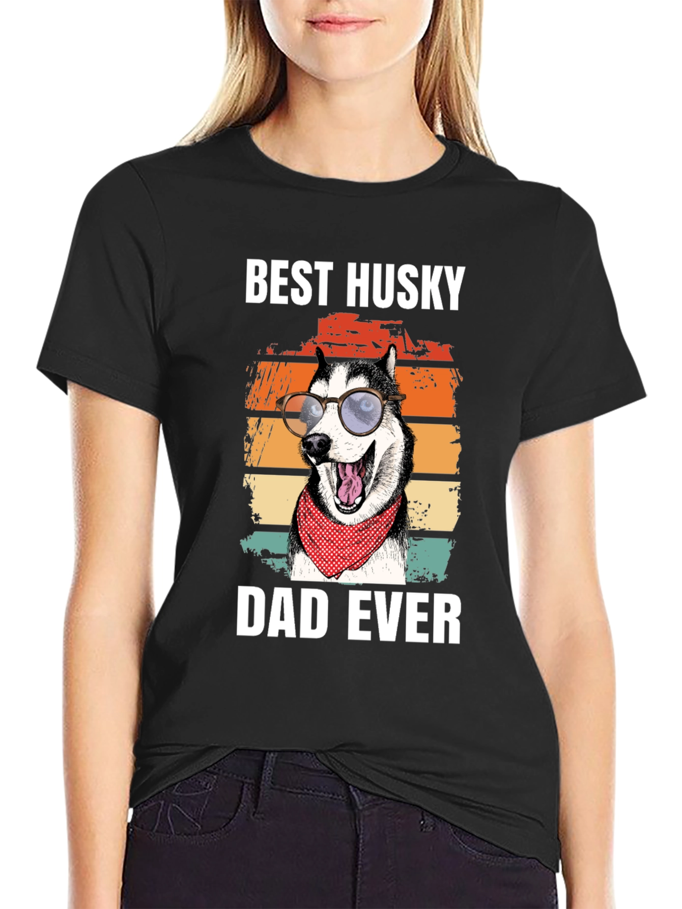 Best Husky Dad Ever T-Shirt
