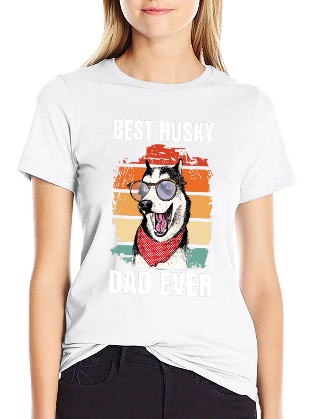 Best Husky Dad Ever T-Shirt