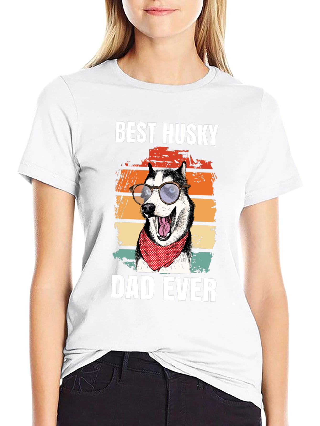 Best Husky Dad Ever T-Shirt