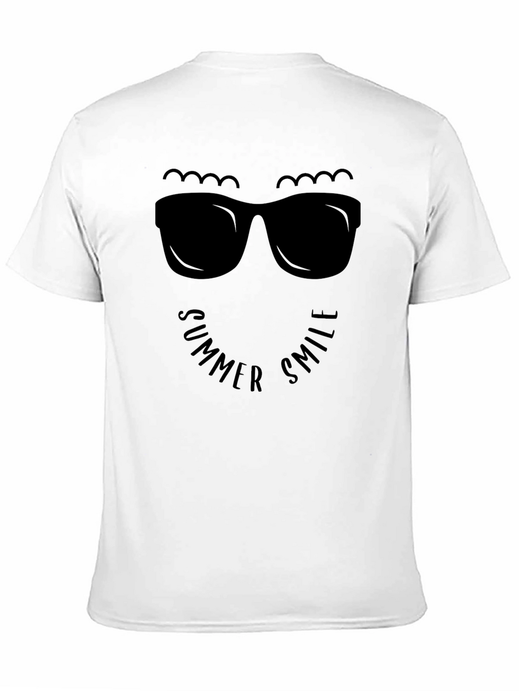 Summer Smile Graphic Tee - Black
