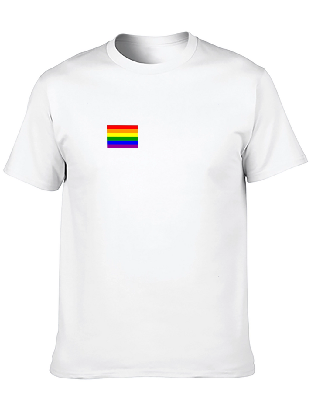 Pride Flag Black T-Shirt