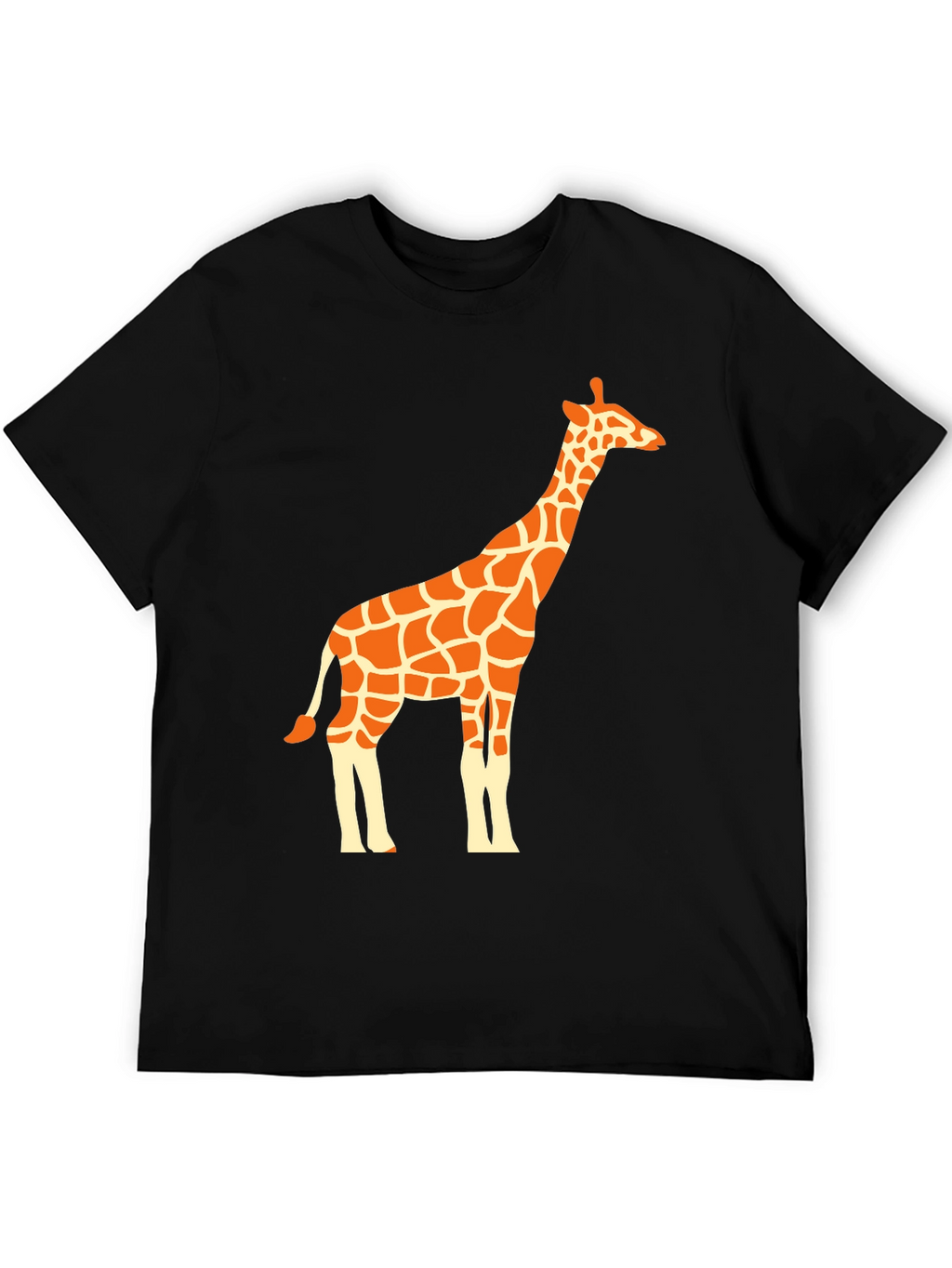 Giraffe Graphic Tee - Black Unisex T-Shirt