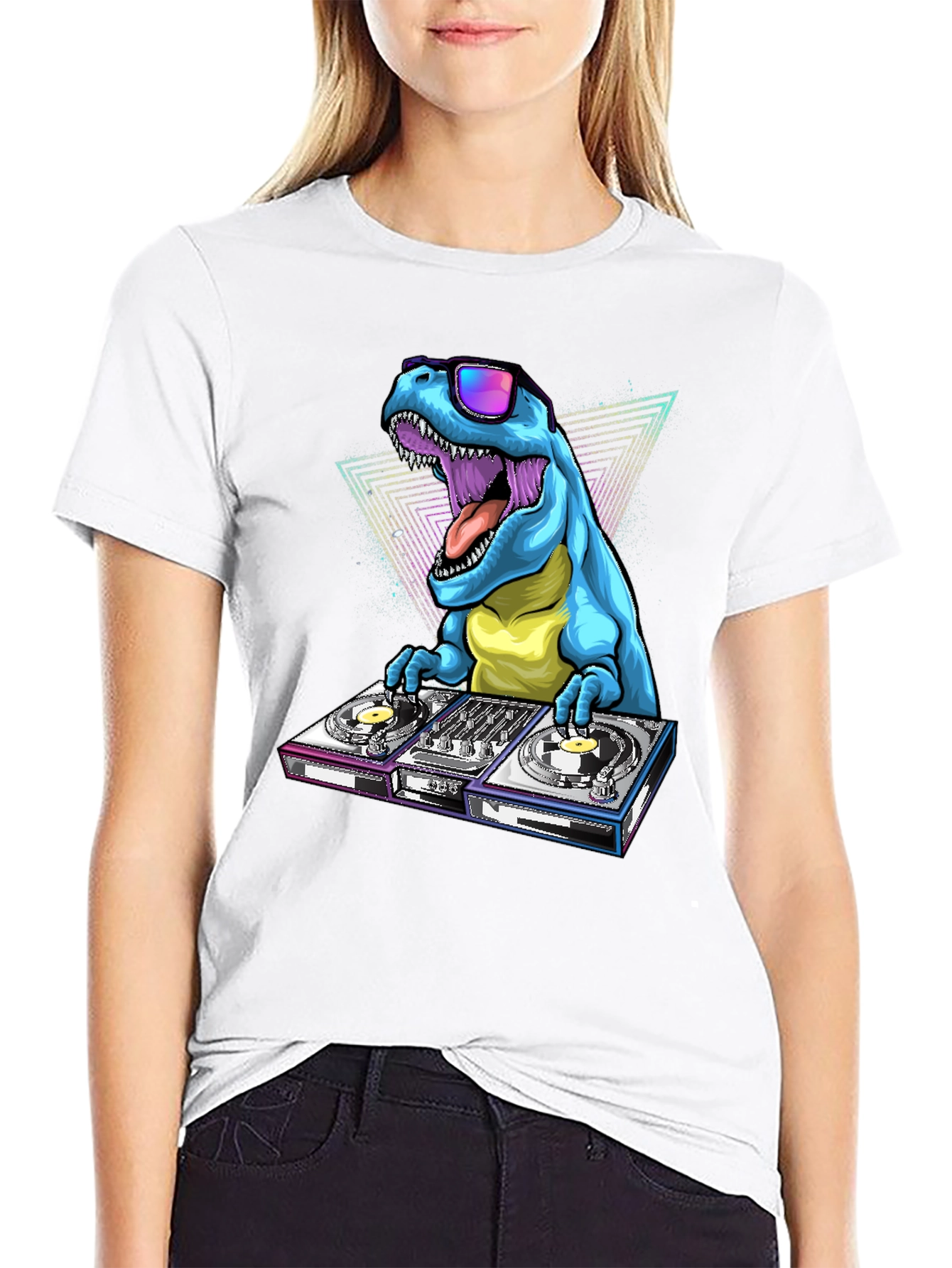 DJ Dinosaur Graphic Tee
