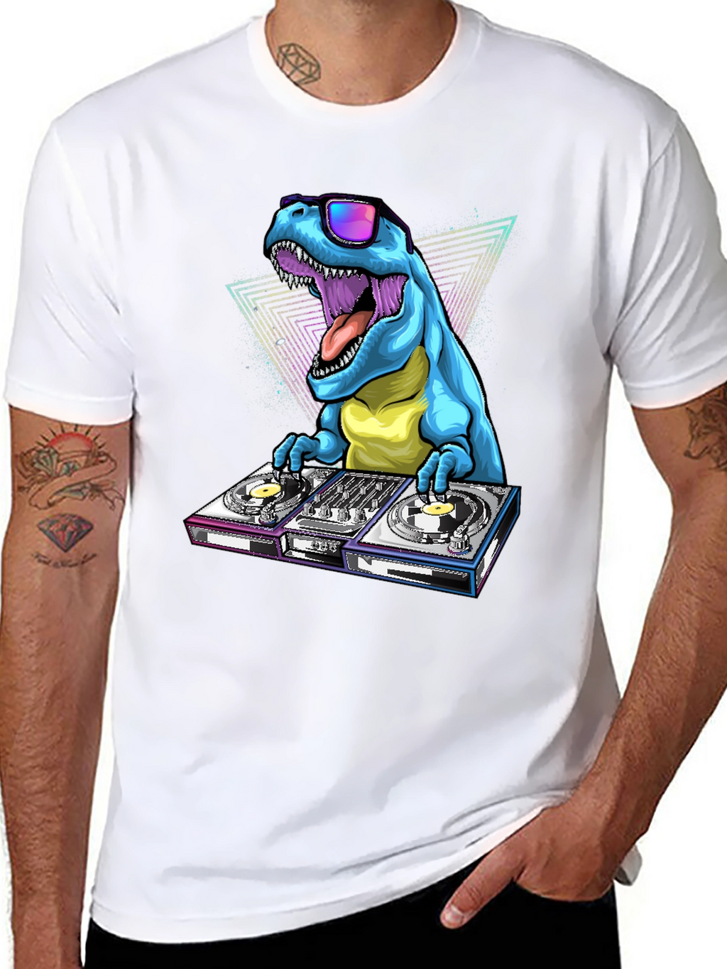 DJ Dinosaur Graphic Tee