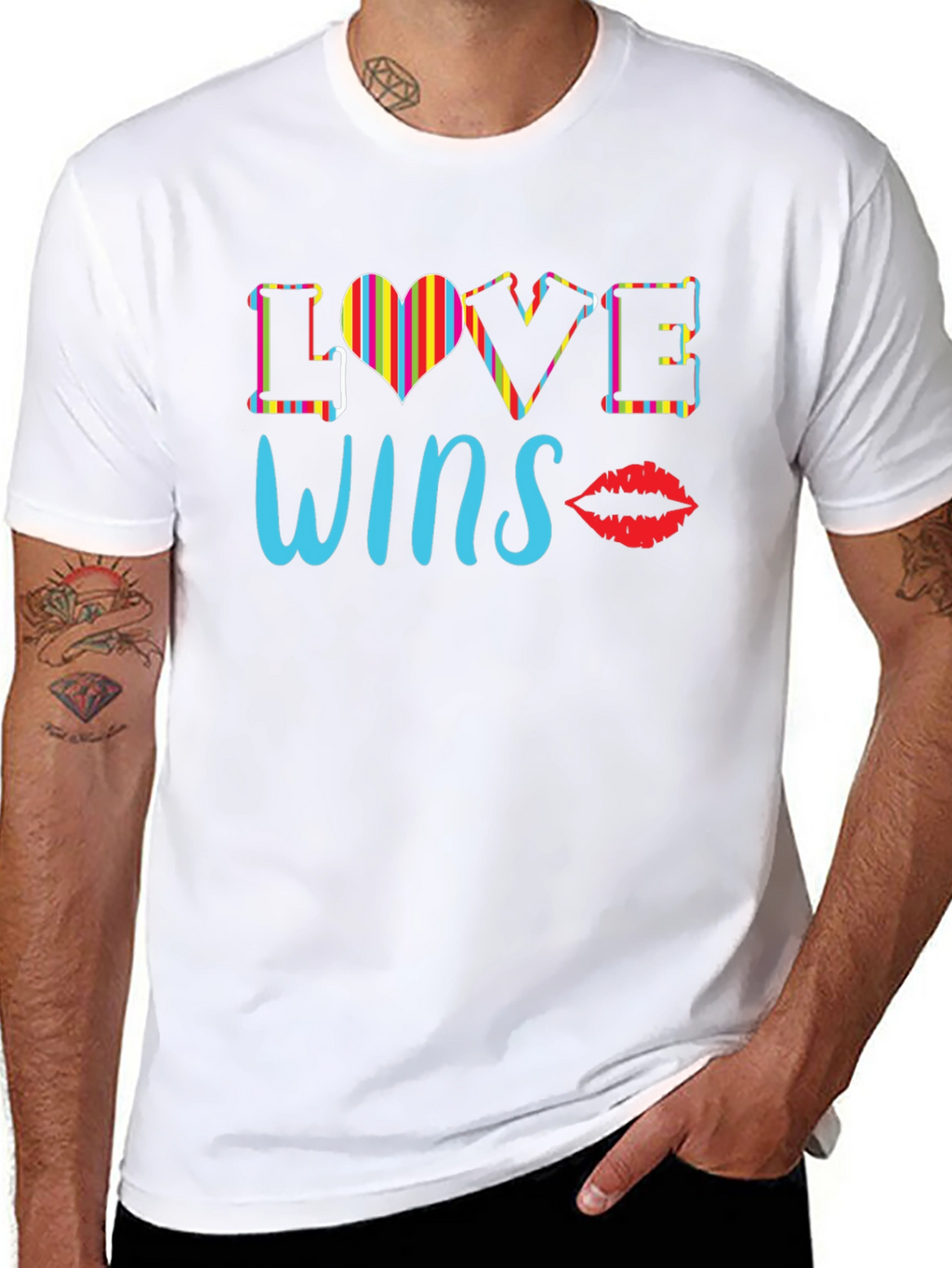 Love Wins Graphic Tee - Pride T-Shirt