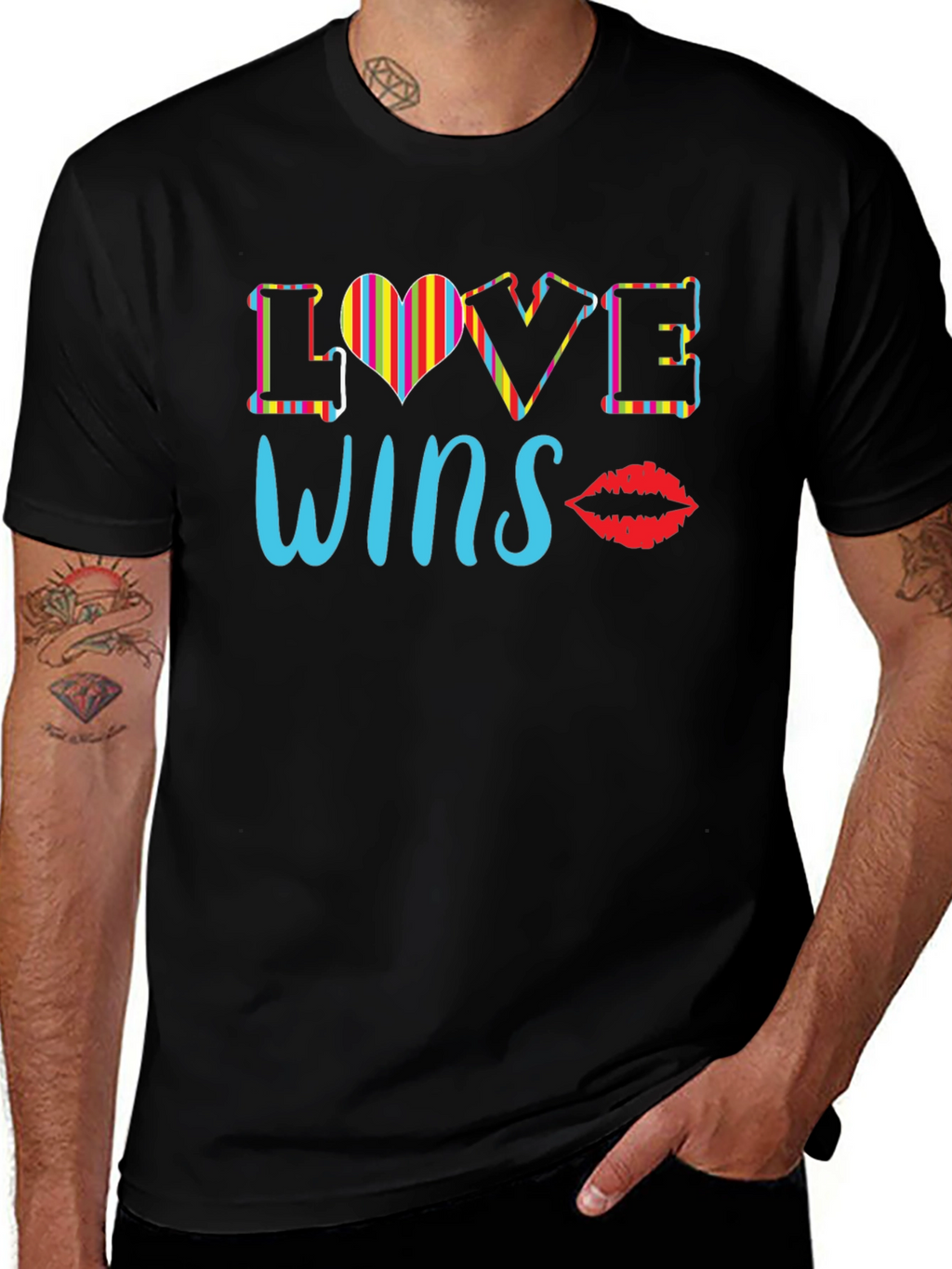 Love Wins Graphic Tee - Pride T-Shirt