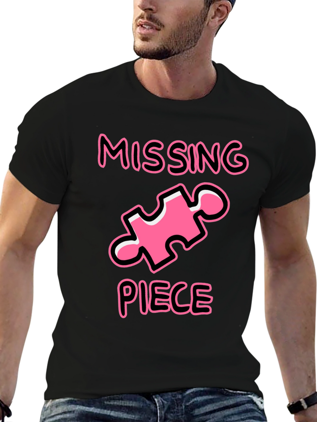 Missing Piece Graphic T-Shirt