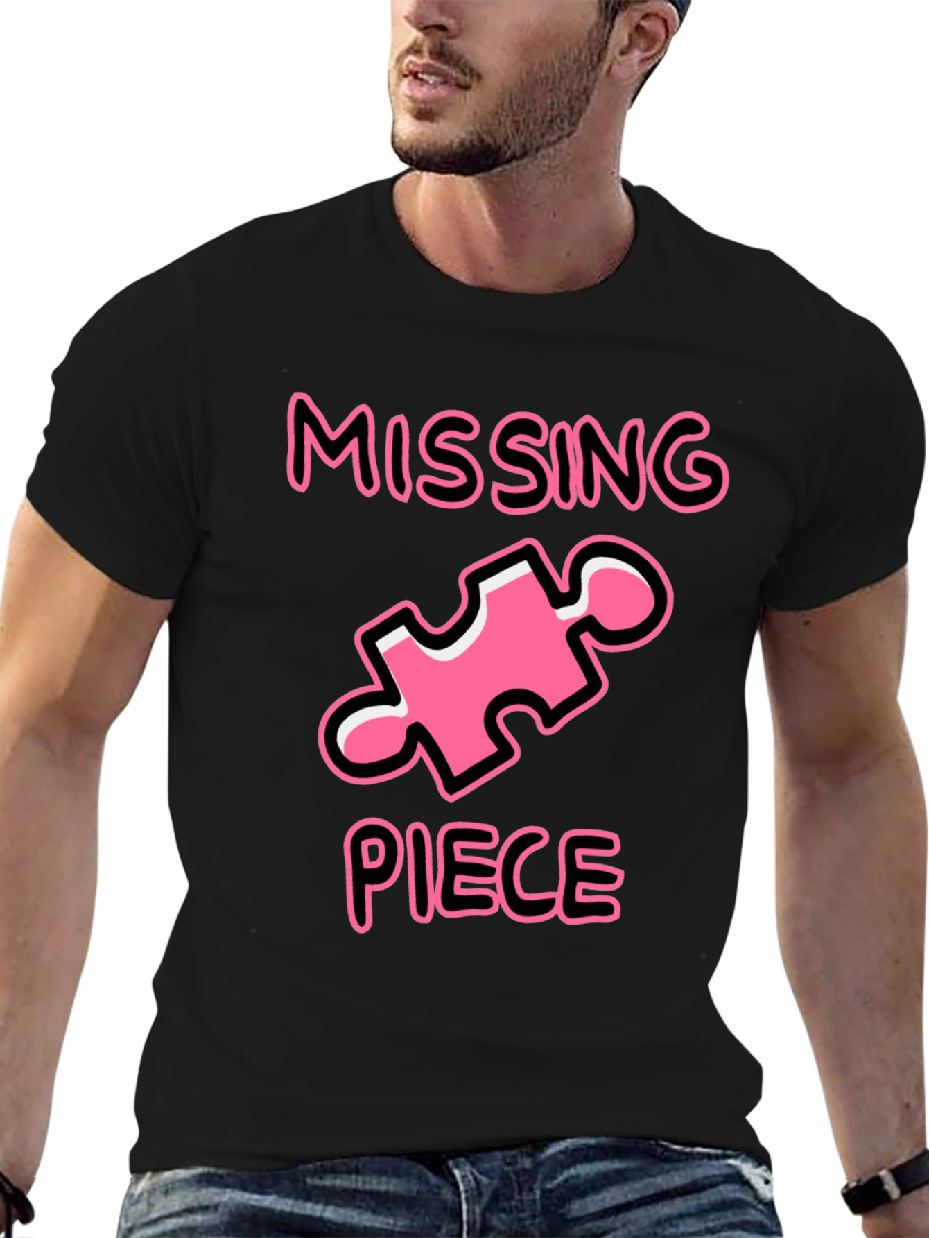 Missing Piece Graphic T-Shirt