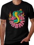King Cobra Graphic T-Shirt - Mens Black Tee