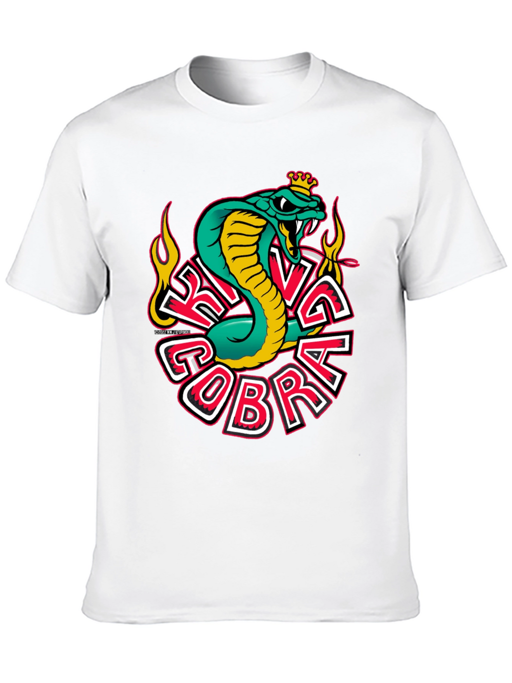 King Cobra Graphic T-Shirt - Mens Black Tee