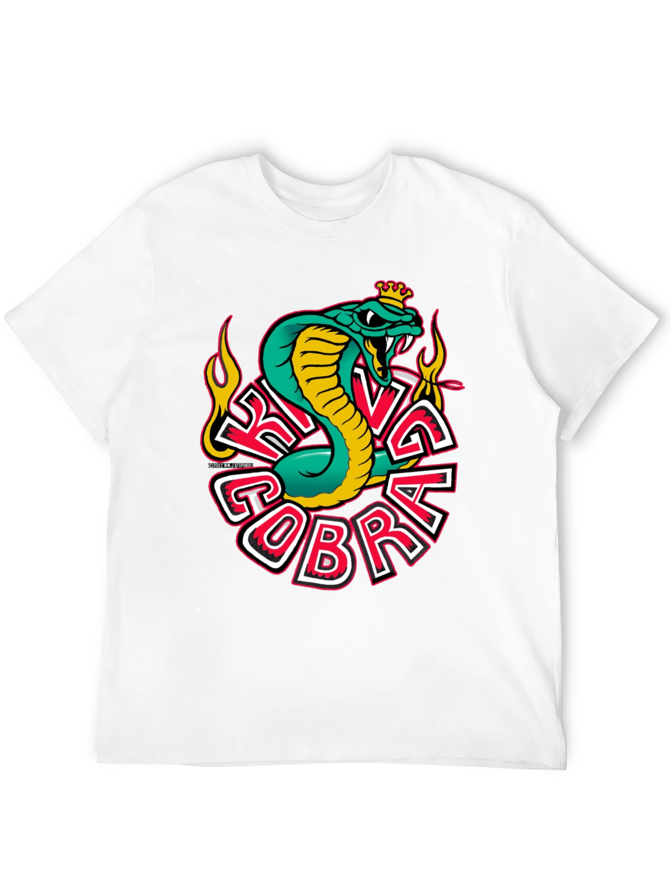 King Cobra Graphic T-Shirt - Mens Black Tee