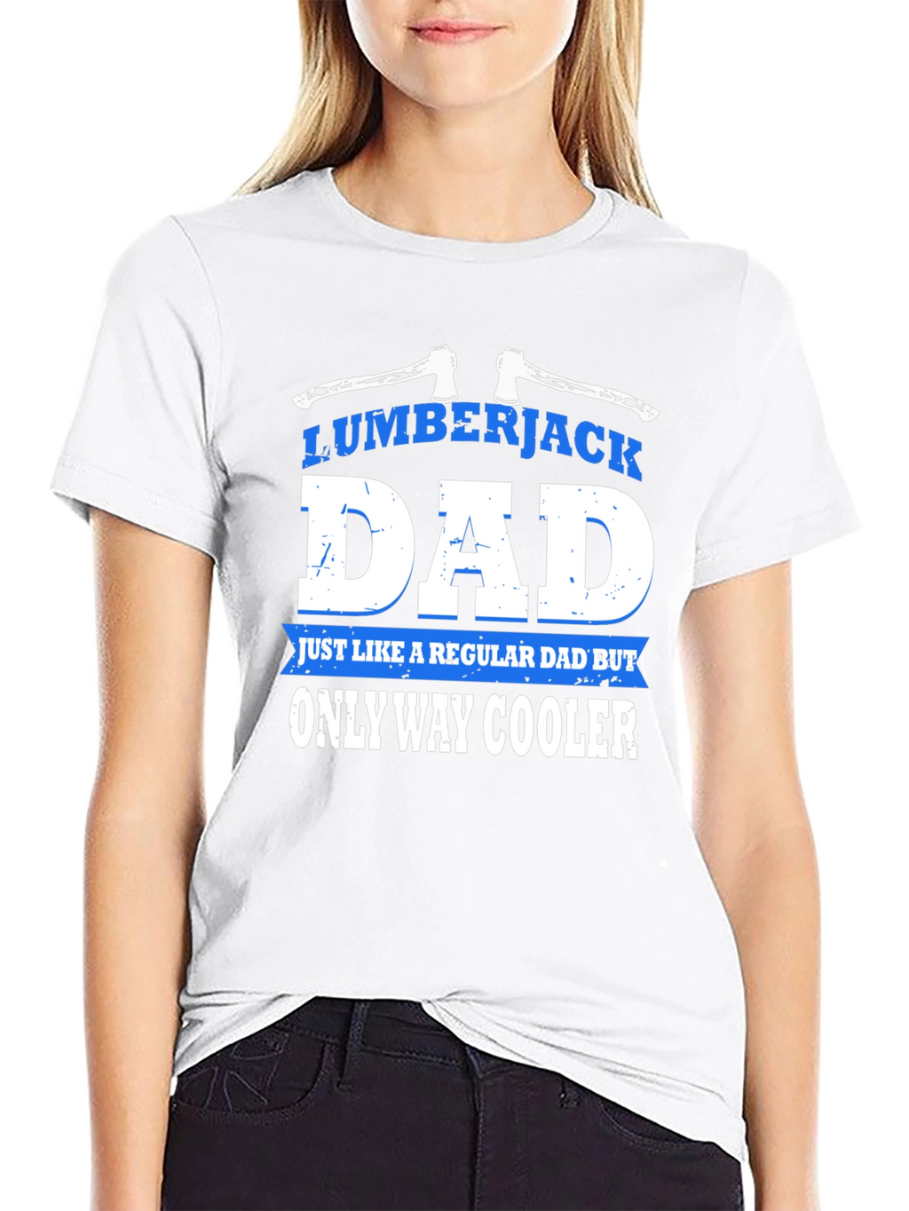 Lumberjack Dad Graphic T-Shirt - Cool Fathers Day Gift