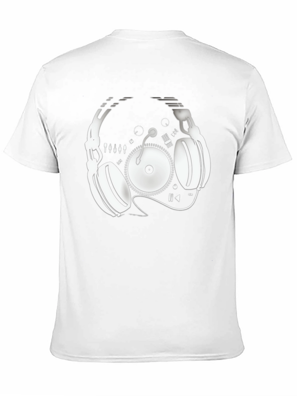 DJ Headphone Turntable Graphic Tee