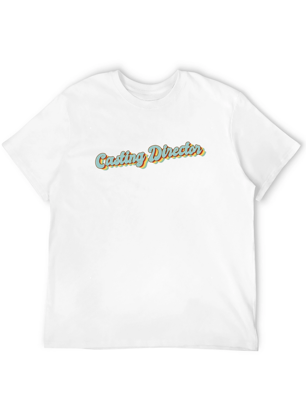 Casting Director Retro Style Black T-Shirt
