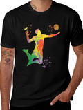 Volleyball Paint Splatter T-Shirt