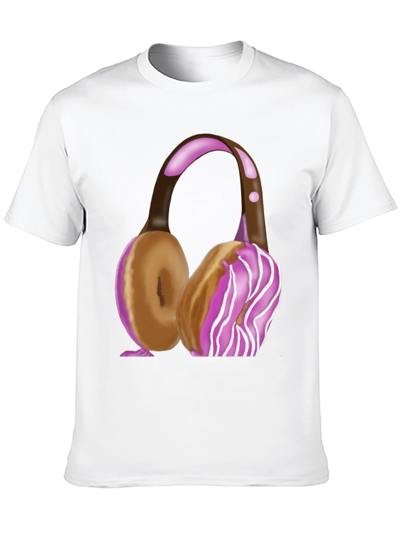 Doughnut Headphones T-Shirt - Sweet Style!