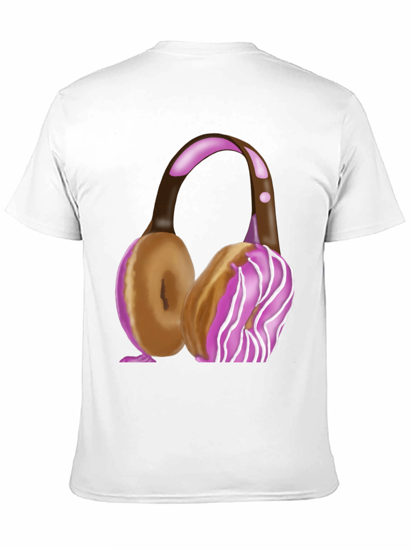 Doughnut Headphones T-Shirt - Sweet Style!