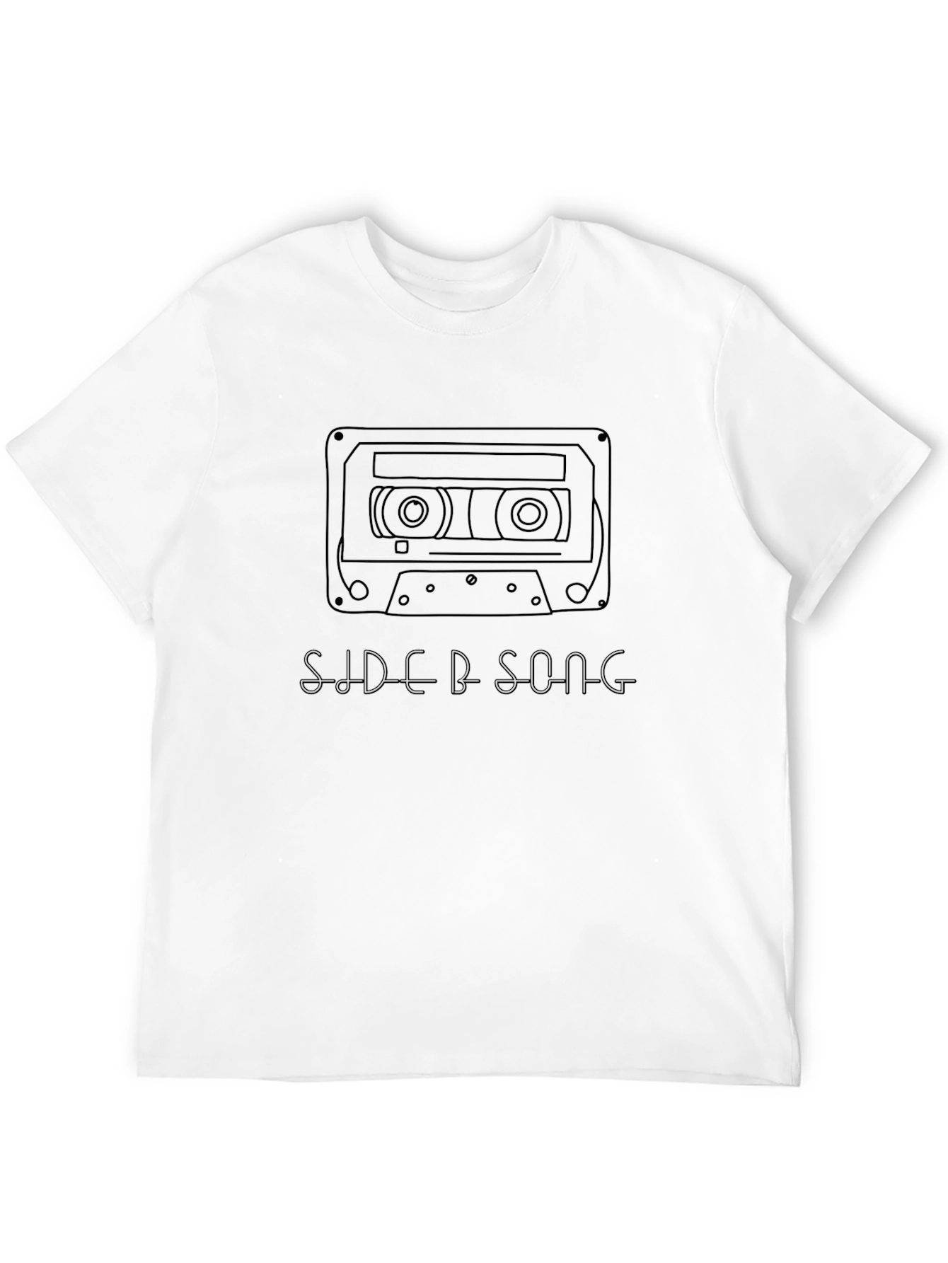 Side B Song Cassette Tape Graphic T-Shirt