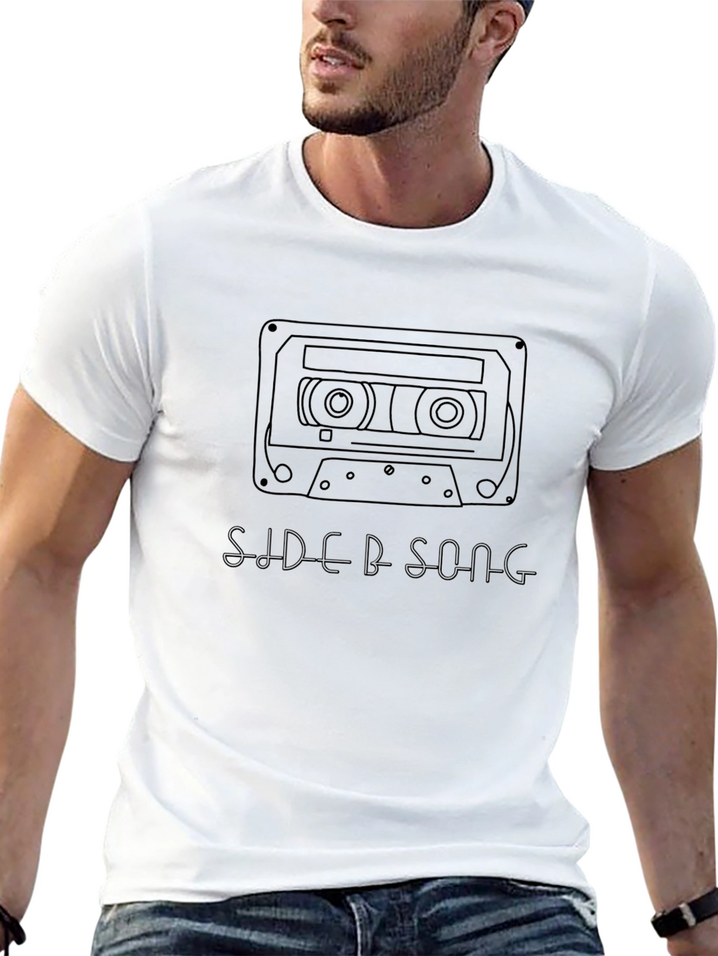 Side B Song Cassette Tape Graphic T-Shirt