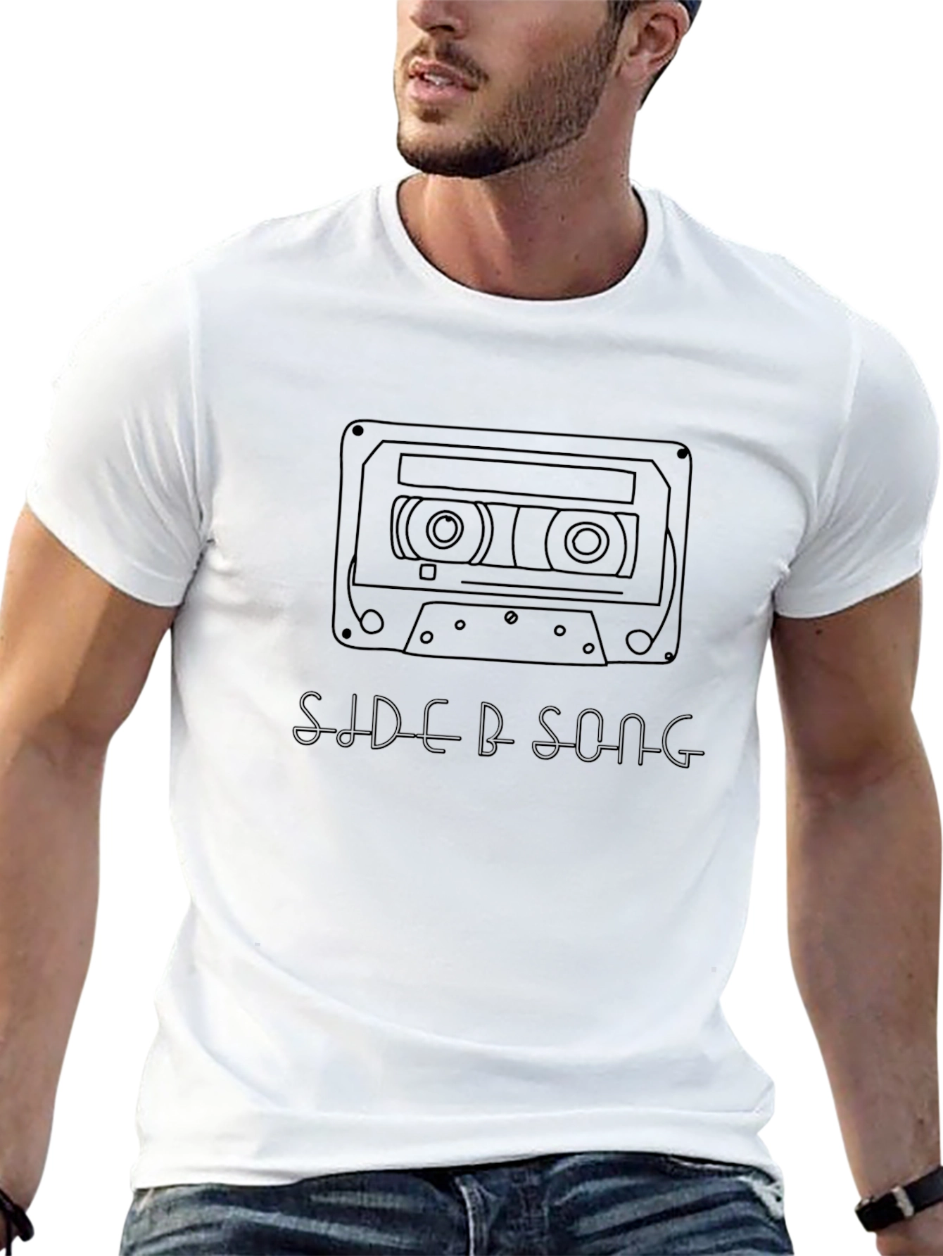 Side B Song Cassette Tape Graphic T-Shirt