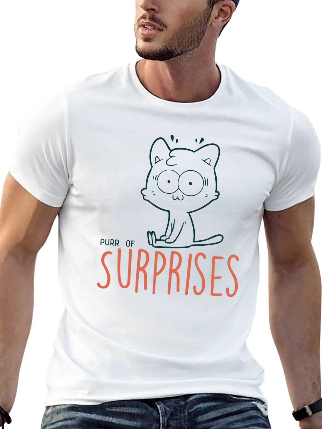 Purr of Surprises Graphic Tee