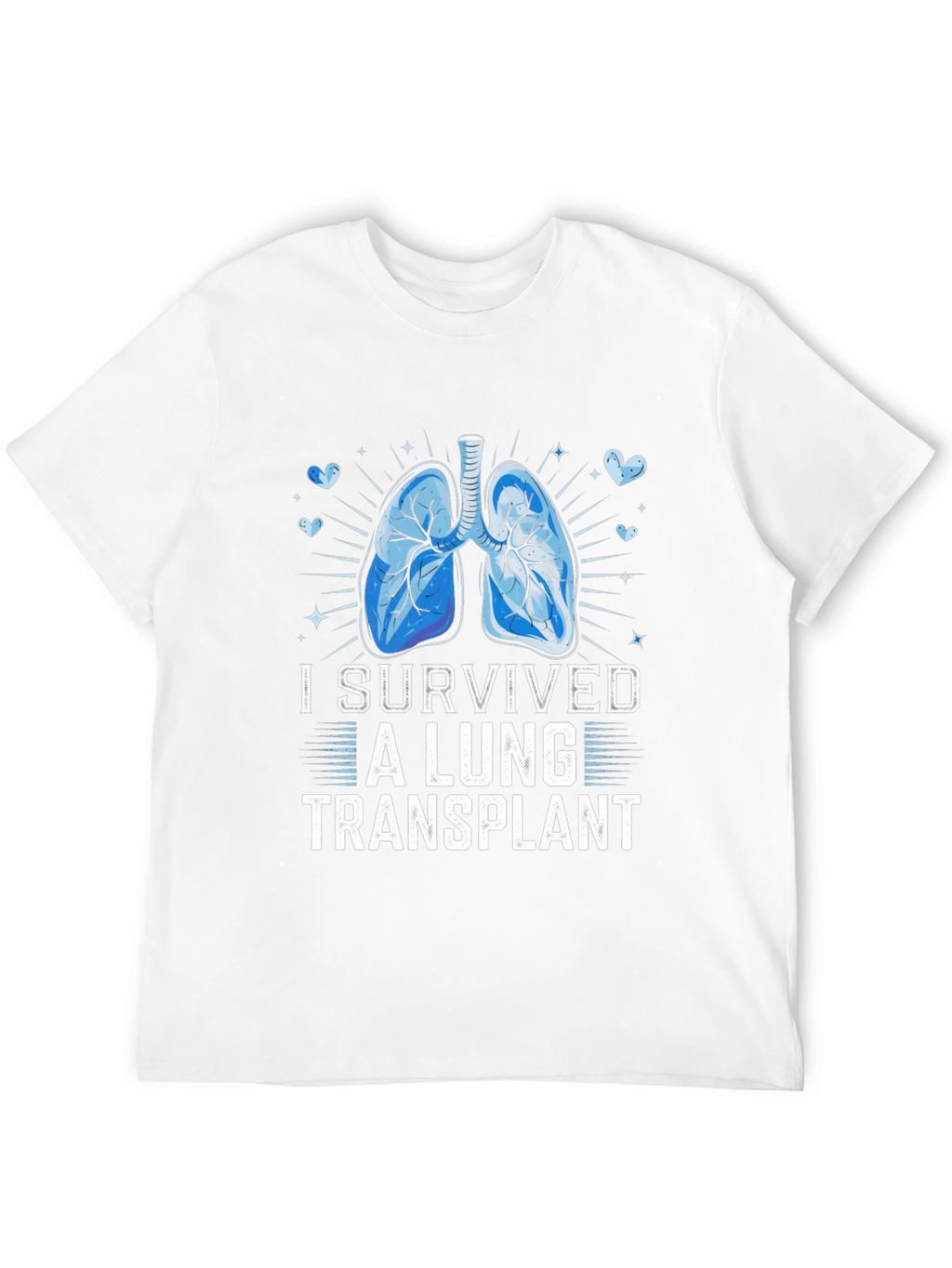 Lung Transplant Survivor Graphic T-Shirt