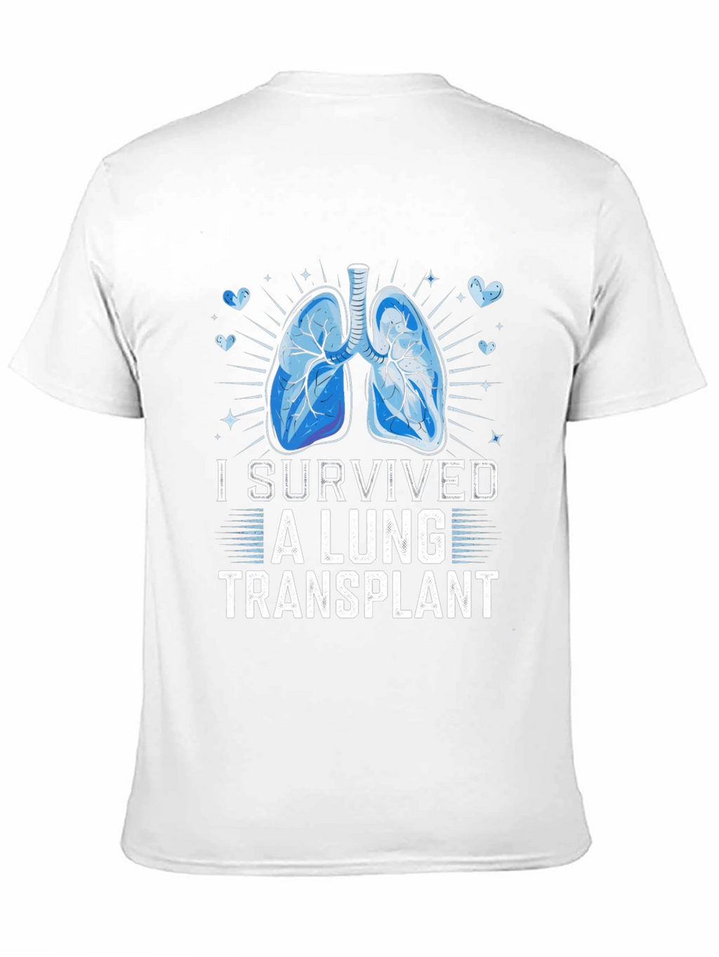 Lung Transplant Survivor Graphic T-Shirt