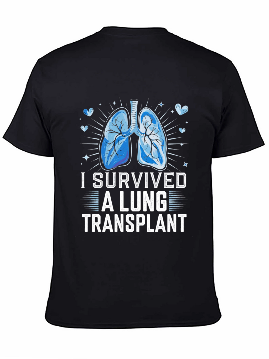 Lung Transplant Survivor Graphic T-Shirt