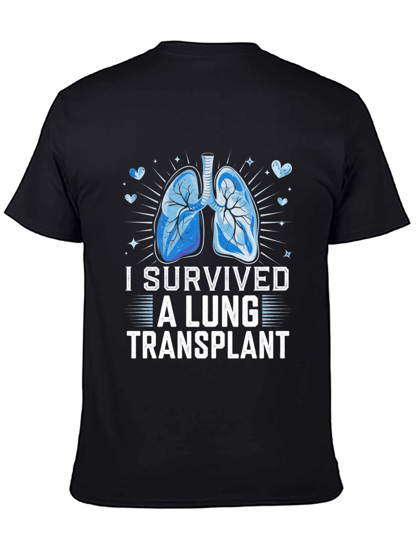 Lung Transplant Survivor Graphic T-Shirt