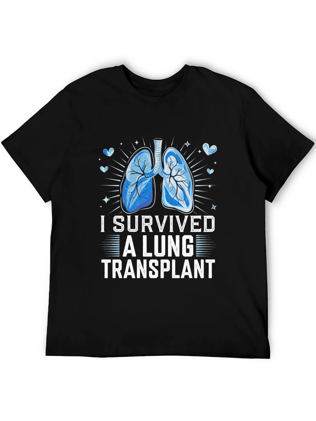 Lung Transplant Survivor Graphic T-Shirt