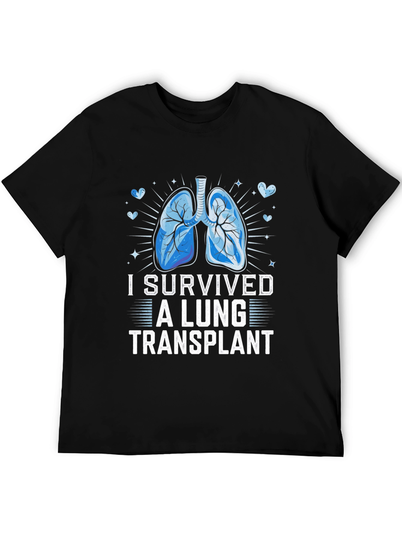Lung Transplant Survivor Graphic T-Shirt