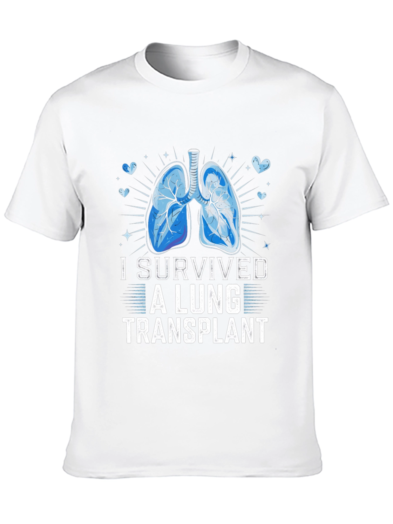Lung Transplant Survivor Graphic T-Shirt