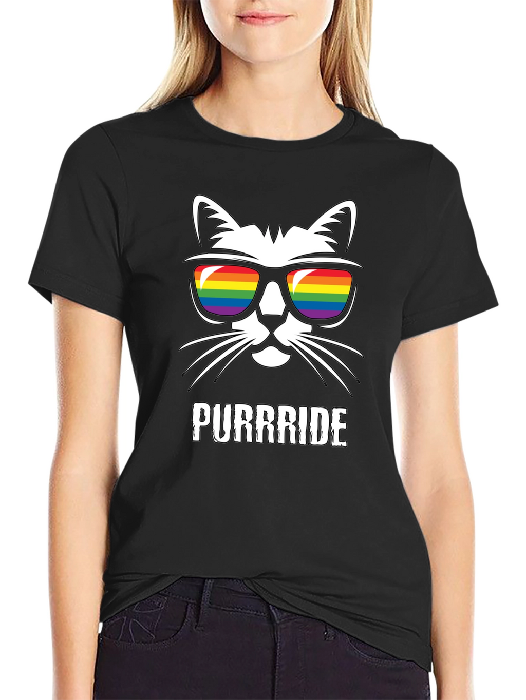 Purrride Cat LGBTQ Pride T-Shirt